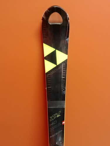 Fischer 2019 RC4 World Cup Slalom Junior Race Skis: 140cm Length: Plates Mounted