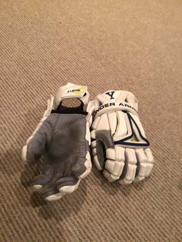 Yale Under Armour BioFit Gloves - 2018 Team Issued (White)
