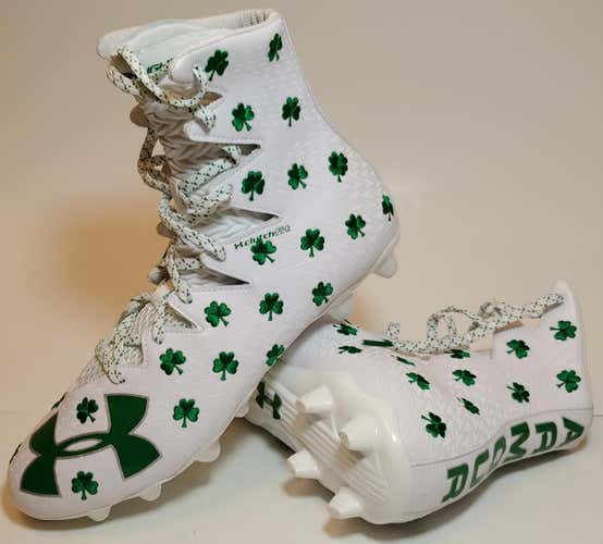 New UNDER ARMOUR Highlight LUCKY Shamrock (US Size 11) Football Cleats