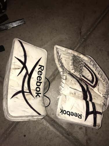 Goalie glove and blocker