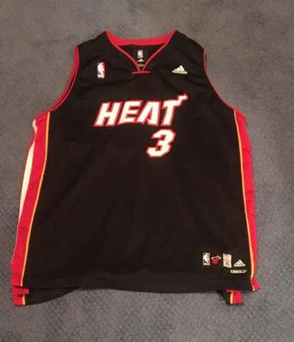 Dwayne Wade Miami Heat Jersey XL Stitched
