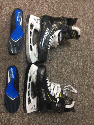 Slightly Used Bauer Supreme 2S Pro Skates Sz8.5 D New Ls5 Runners, New Speed Plate 2.0 Insole $525