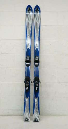 K2 Escape Rider 160cm 104-70-94 Skis w/Salomon C509 Bindings GREAT Fast Shipping
