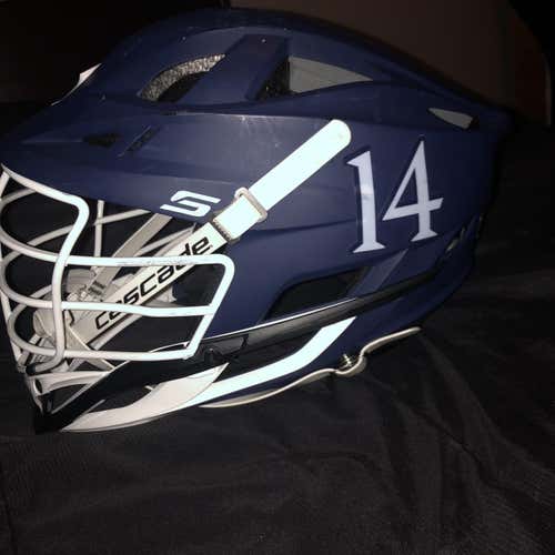 Quinnipiac Matt Blue Helmet