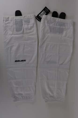 New Bauer Performance Practice Socks L/XL White