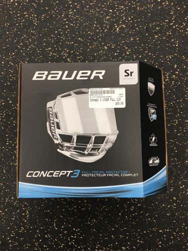 NEW Bauer Concept 3 Hockey Visor Sr.