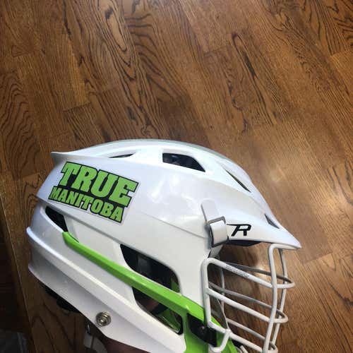 Custom White/Neon Green True Lacrosse Manitoba Cascade R
