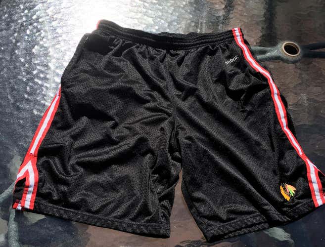 Pro Stock Chicago Blackhawks Reebok Shorts E22