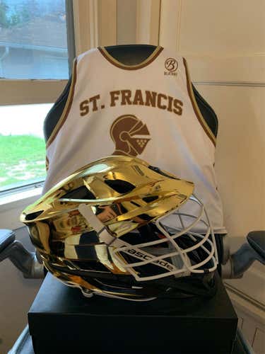 Chrome Gold Cascade S Adult Helmet (Price Is Negotiable!)