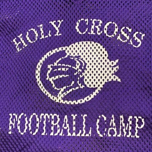 VTG Holy Cross Crusaders Football Camp Purple Practice Jersey Mens XXL