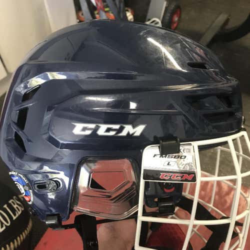 Used Ccm Resistance Large Hockey Helmet