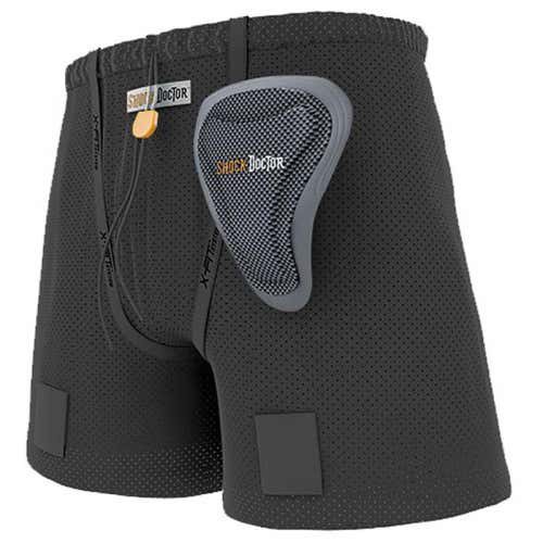 Shock Doctor Ice Hockey Loose Fit Shorts Jill Ultra Carbon Flex Cup Womens L