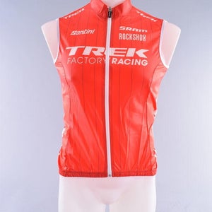 Pro Trek Factory Racing Team Santini Light Wind Vest Men's XS Cycling Bike