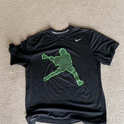 Nike Lacrosse Unlimited Shooting Shirt #8 On Back