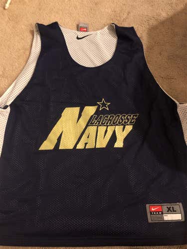 Nike Navy Lacrosse Practice Jersey Reversible Sz XL