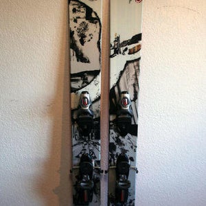 K2 Shane McConkey Tribute Pontoon Powder Skis 189 cm. Rossignol Axial2 Bindings