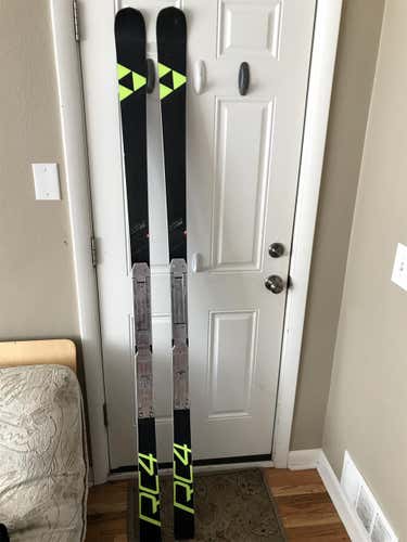 World Cup Fischer GS Skis With Metal Plates