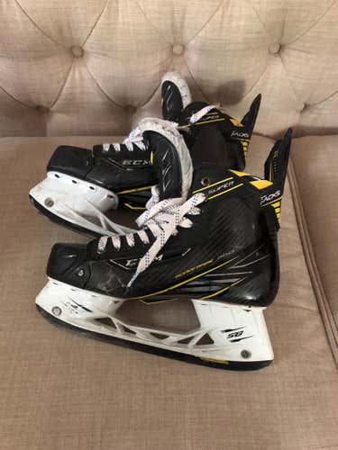 CCM Super Tacks Skates With Yellow Super Feet