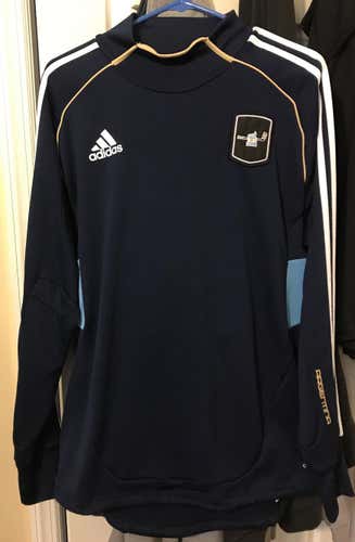 Adidas large IIHF Inline Argentina Hockey Sweater Blue