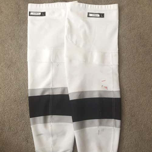 Reebok Edge LA Kings Pro Stock Socks Away Large