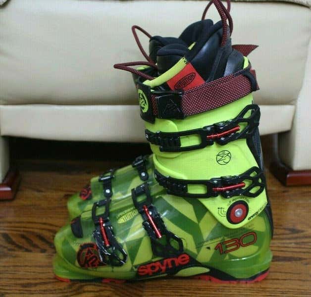 K2 SPYNE 130 SKI BOOTS SIZE 27.5 MEN SIZE 9.5 | SidelineSwap 