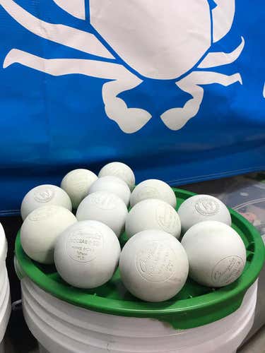 12 Used SEI Lacrosse Balls