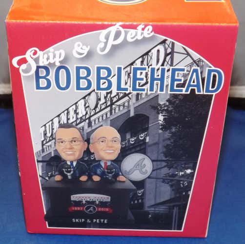 Atlanta Braves Pete Weiren and Skip Caray Bobblehead