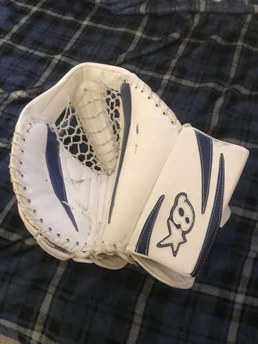 Brian's  Full Right Senior ZERO G glove white & blue