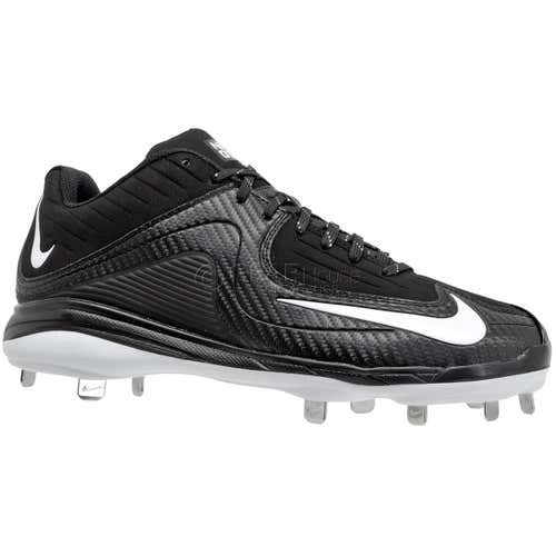 New Nike Air MVP Pro Metal 2 Black/White 684685-010 Size 9.5