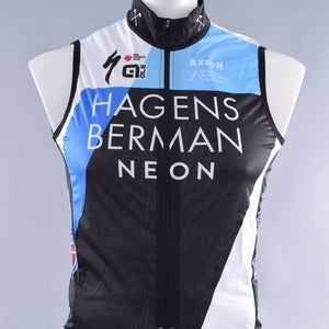 Hagens Berman Axeon Pro Cycling Team Ale PR.S Vest Mens Small Wind Bike Biking