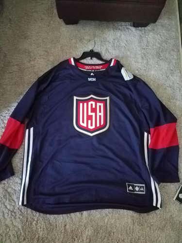 New Adidas Team USA 4XL Size 60 Jersey