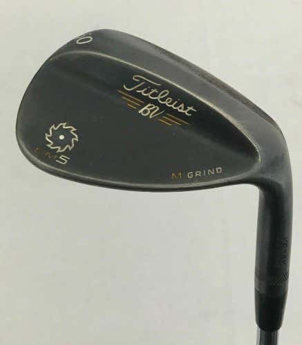 Titleist Vokey SM5 Raw Black 60* Wedge True Temper Dynamic Gold Stiff Flex