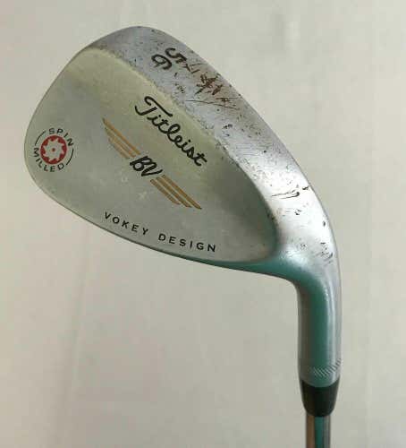 Titleist Vokey Spin Milled Tour Chrome 2009 56* Sand Wedge Steel Shaft
