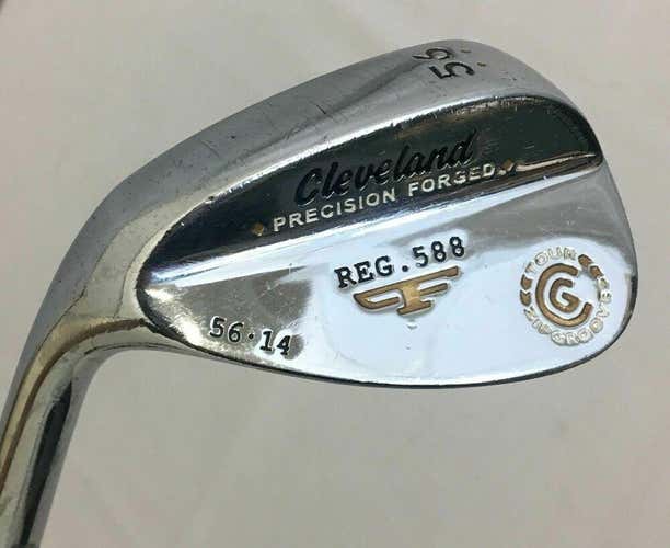Left Hand Cleveland 588 56-14 Wedge True Temper Tour Concept Wedge Flex