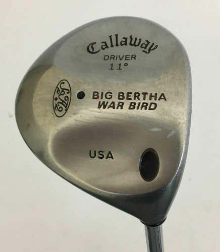 Callaway Big Bertha Warbird 11* Driver w/Head Cover Memphis "10" Shaft