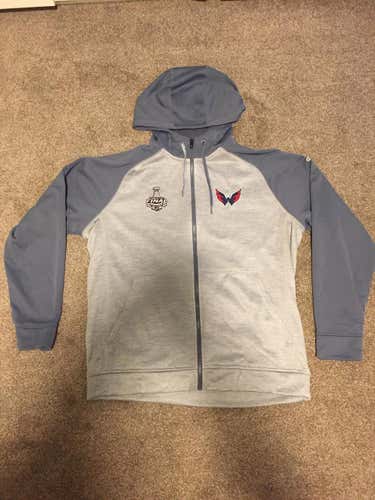 Adidas Washington Capitals Stanley Cup Finals Full Zip Hoodie