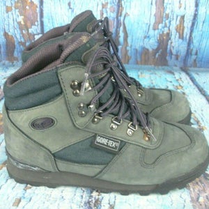 VASQUE 7443 Green Leather Mountaineering Hiking Boots Shoes Men's Size: 8.5