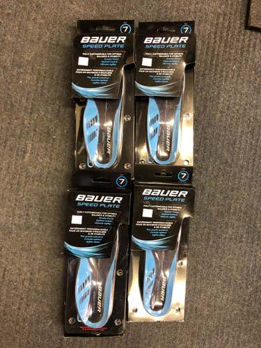 New Bauer Speed Plates Senior Size 7