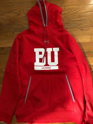 BU Lacrosse Issued Travel Hoodie NEW