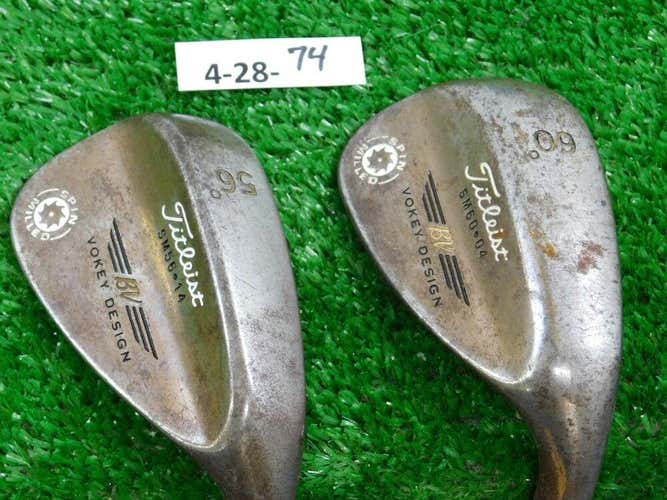 Titleist Vokey Spin Milled 56/60 Sand/Lob Wedge Set ACCRA Regular Graphite 5"*No Trades*