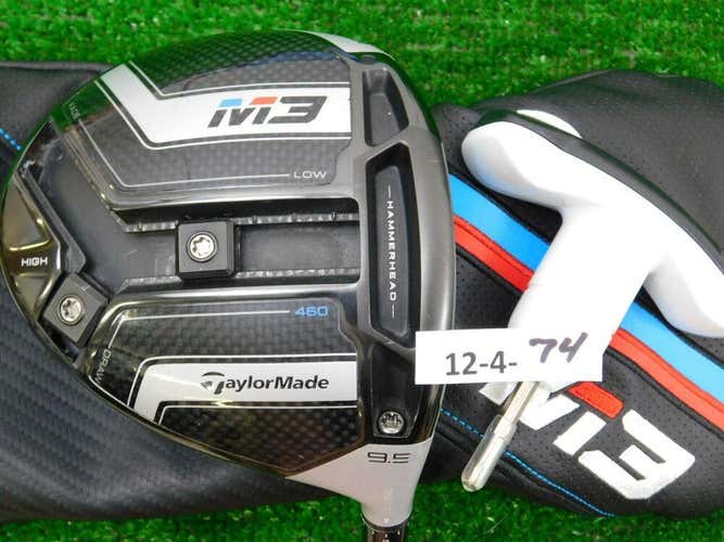 TaylorMade 2018 M3 460 9.5 Driver Fujikura Pro 73 Stiff w HC & Tool Excellent*No Trades*