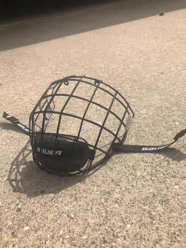 2 Bauer Cages: Profile II Cage Medium Oreo and L RBE III Oreo