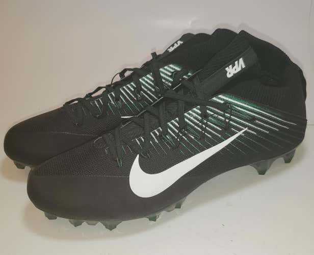New Nike VPR Black/Green (US Size 15) Football Cleats