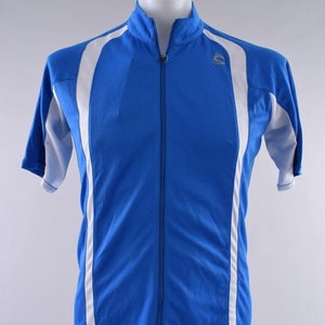 Cannondale Re-Spun Semi Fitted Cycling Jersey Mens Medium Blue Bike Biking