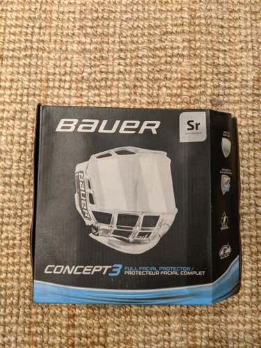 New Bauer Concept 3 - Full Face Shield SENIOR