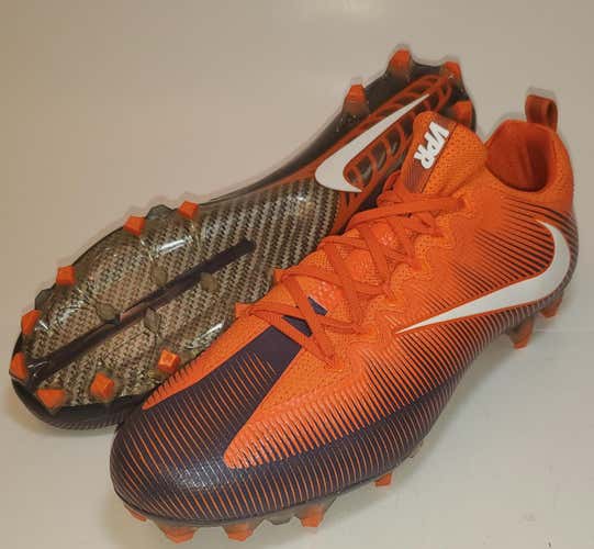New Nike VPR Orange Blue (US Size 16) Low Football Cleats NIKE FB