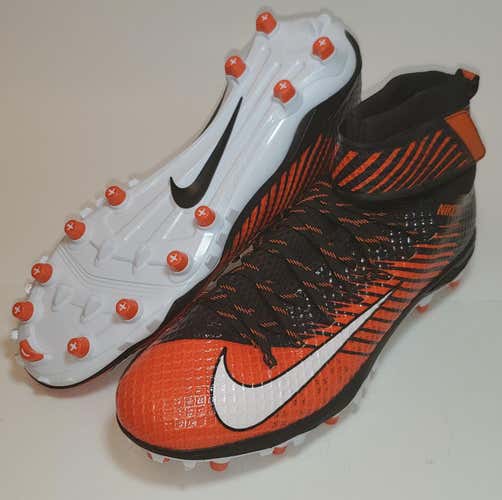 New Nike Lunarbeast Orange Black (US Size 15) Football Cleats