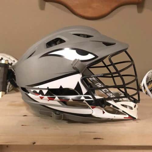 RARE! Air Force Lacrosse Helmet Shark