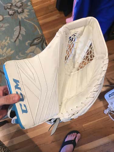 New CCM Premier II Pro  Regular Senior Pro Stock Glove and Blocker Made in Canada