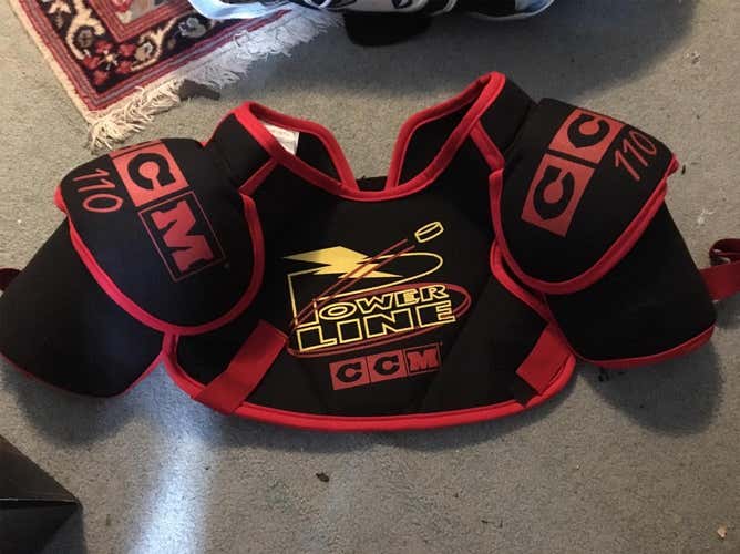 CCM Powerline Throwback Shoulder Pads